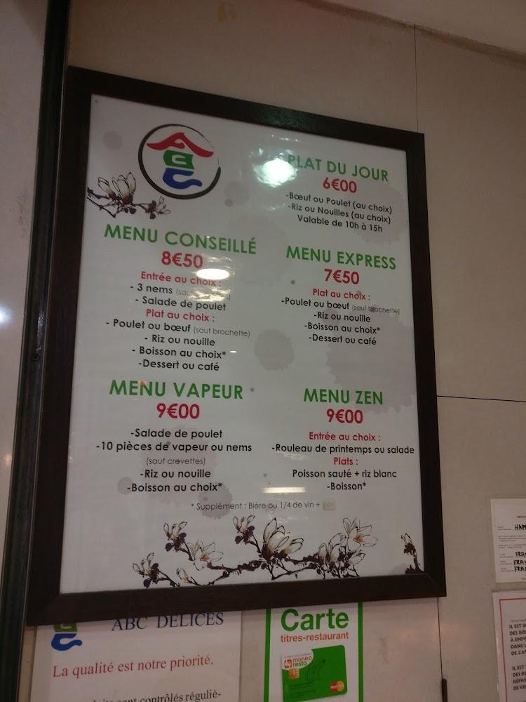 A.B.C. Délices - Traîteur Chinois et Japonais - Menu Image 2